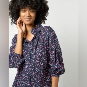 Ann Mashburn Kamille floral blouse